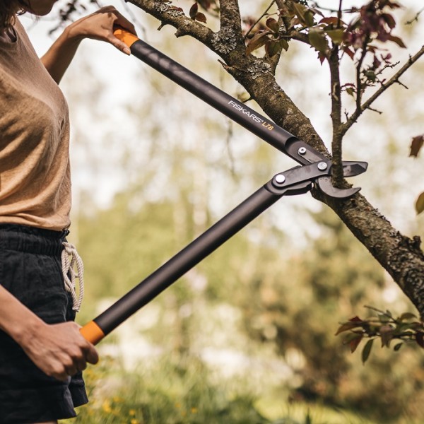 Сучкорез плоскостной до 50 мм Fiskars PowerGear™ Bypass L (L78) 112590 + секатор до 20 мм P321 (1000584-Set)
