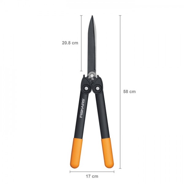 Ножиці для живоплоту Fiskars PowerGear™ HS72, 114790 (1000596)