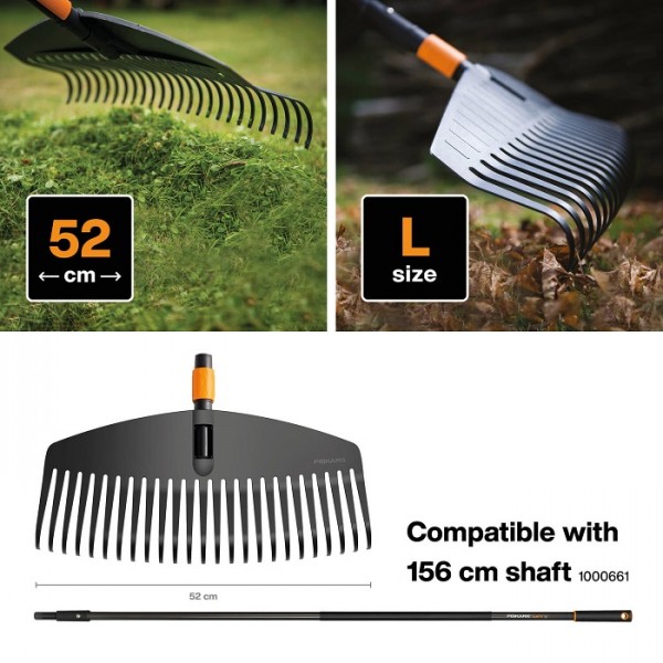 Граблі для збирання листя Fiskars QuikFit (L) 135013 (1000642)