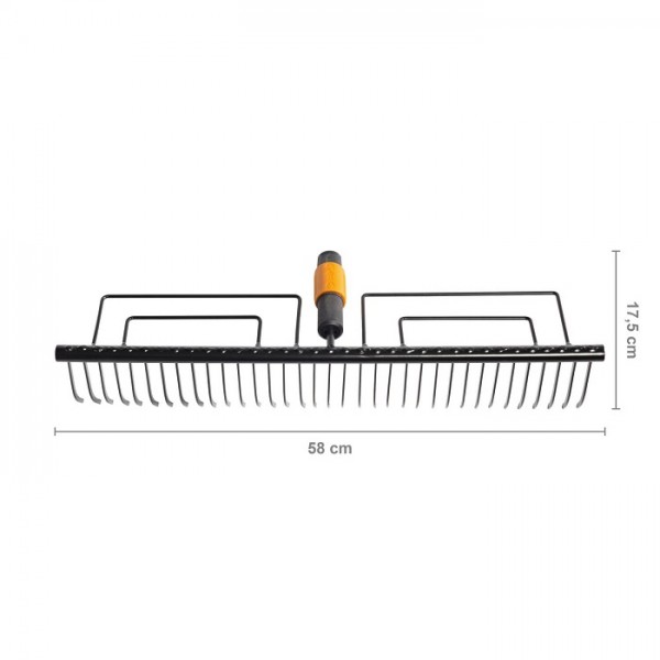 Грабли для уборки газона Fiskars QuikFit 135514 (1000656)