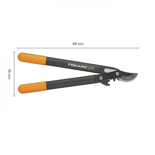 Сучкорез плоскостной до 30 мм Fiskars PowerGear™ Scissors Bypass S (L72) 112200 (1001555)