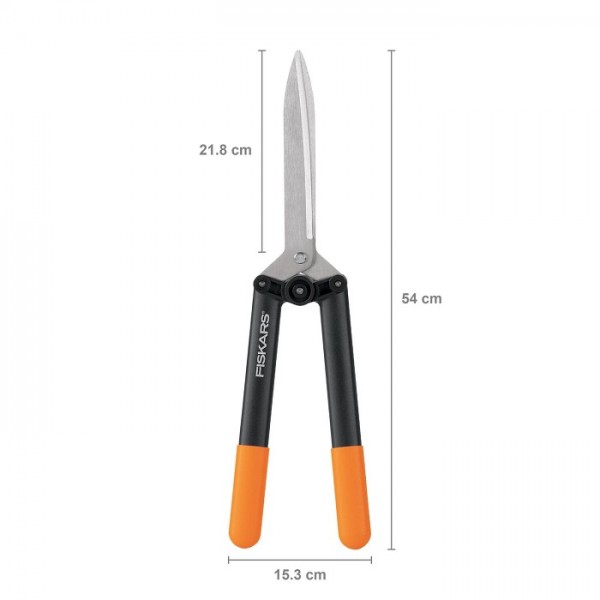 Ножиці для живоплоту Fiskars PowerLever™ HS52, 114750 (1001564)
