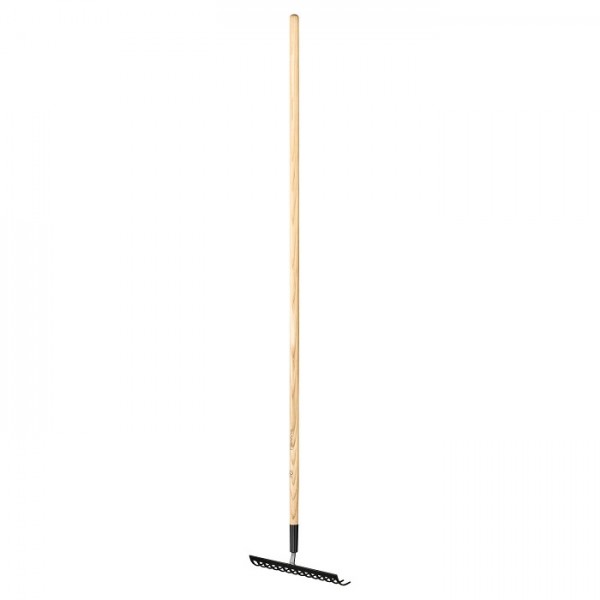 Грабли Fiskars Solid с деревянной ручкой 14 зубцов (1011598)
