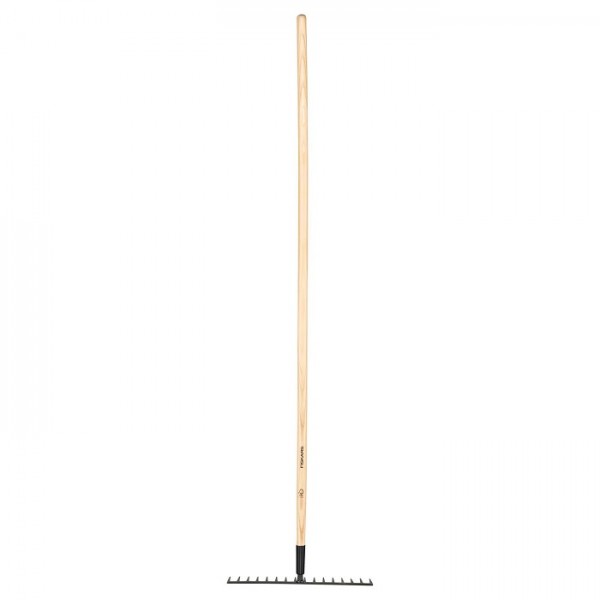 Грабли Fiskars Solid с деревянной ручкой 16 зубцов (1011600)