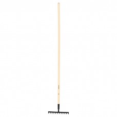 Грабли Fiskars Solid с деревянной ручкой 12 зубцов (1014811)