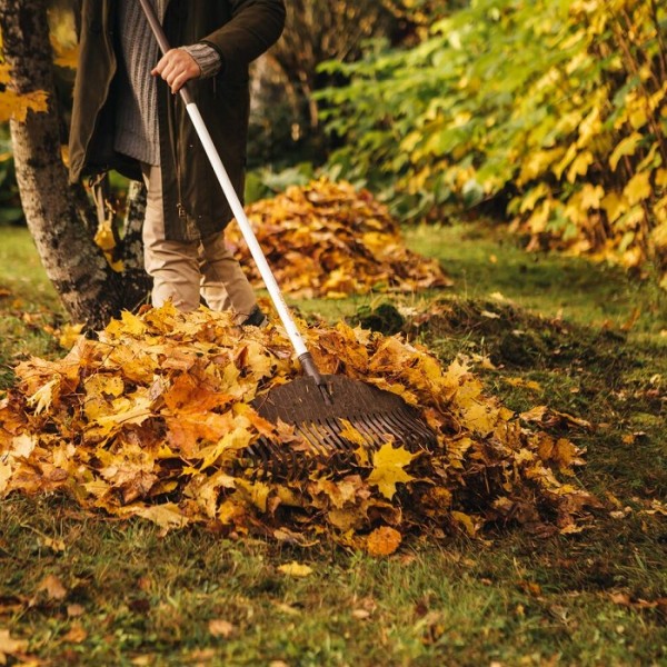 Грабли для листьев Fiskars White облегченные большие (L) 135563 (1019606)