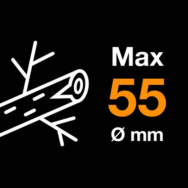 Сучкорез контактный до 55 мм Fiskars PowerGear™ X Anvil L (LX99) 112440 (1020189)