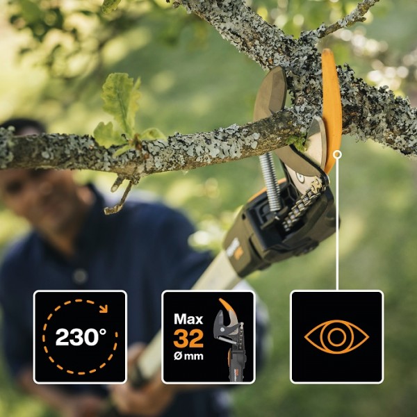 Универсальный высоторез до 32 мм Fiskars PowerGear™ X UPX82, 1.6 м (1023625)