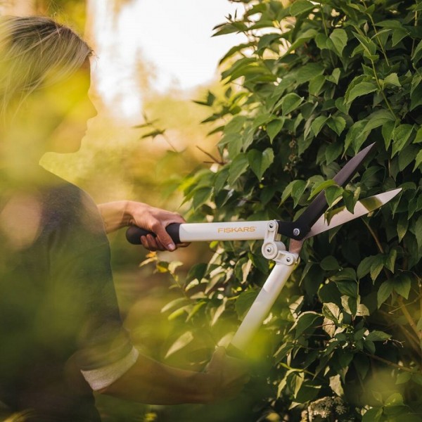 Ножиці для живоплоту Fiskars White HS53 (1026931)