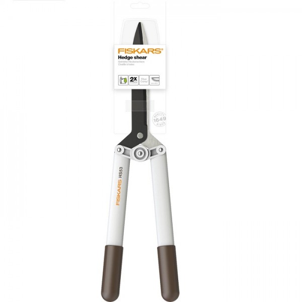 Ножиці для живоплоту Fiskars White HS53 (1026931)