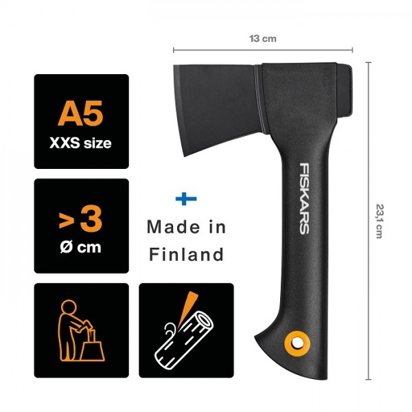 Сокира туристична Fiskars Solid A5 (1051084) Сокири