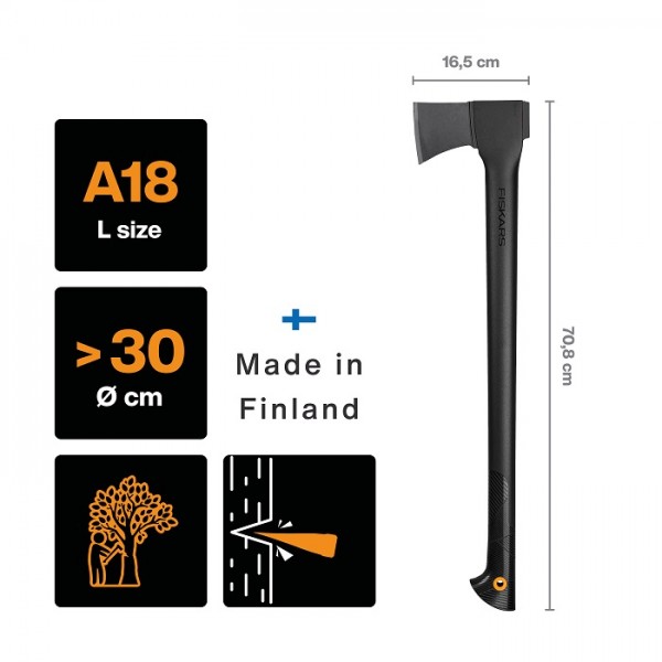 Сокира Fiskars Solid A18 (1052045) Сокири