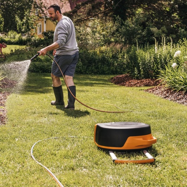 Катушка-тележка со шлангом автоматическая Fiskars X-series XL (1067548)