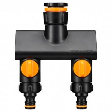Тройник для крана Fiskars Comfort 2 выхода (1070577)