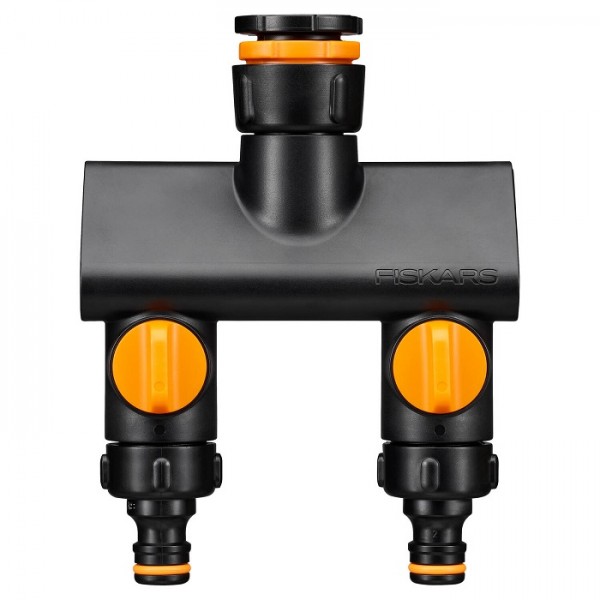 Тройник для крана Fiskars Comfort 2 выхода (1070577)