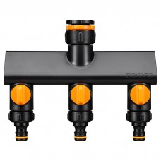 Тройник для крана Fiskars Comfort 3 выхода (1070578)