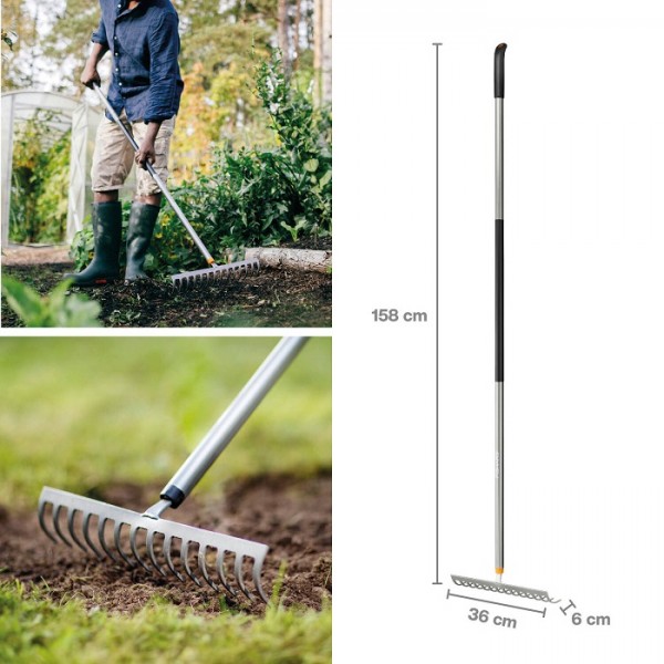 Грабли металлические Fiskars Ergonomic (1077113)
