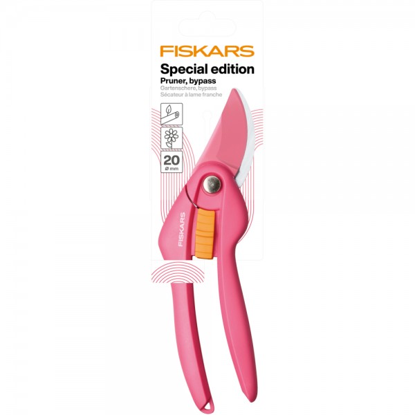 Плоскостной секатор до 20 мм Fiskars P26 Special edition Bypass, 111256 (1003657)