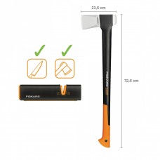 Сокира-колун Fiskars X27, XXL - 96.4 см, 2.6 кг, 122503 (1015644) + заточка Xsharp, кераміка 1000601