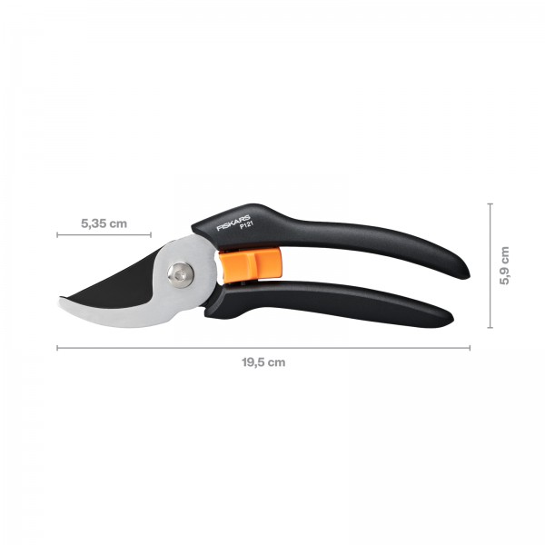 Плоскостный секатор до 18 мм Fiskars Solid™ P121 Bypass (1057160) Плоскостный секатор до 18 мм Fiskars Solid™ P121 Bypass (1057160)