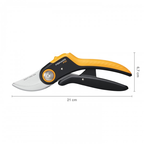 Плоскостной секатор до 24 мм Fiskars Plus™ P721 Bypass (1057170)