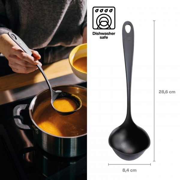 Кухонний ополоник для супів і соусів Fiskars Essential 100 мл (1079059) 1079059