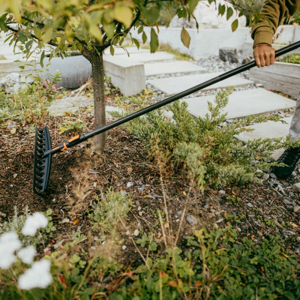 Граблі пластикові для грунту Fiskars OneClick 41 см (1080674) 1080674 Граблі пластикові для грунту Fiskars OneClick 41 см (1080674) 1080674