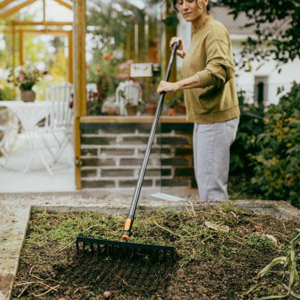 Граблі металеві для грунту Fiskars OneClick 36 см (1080677) 1080677 Граблі металеві для грунту Fiskars OneClick 36 см (1080677) 1080677