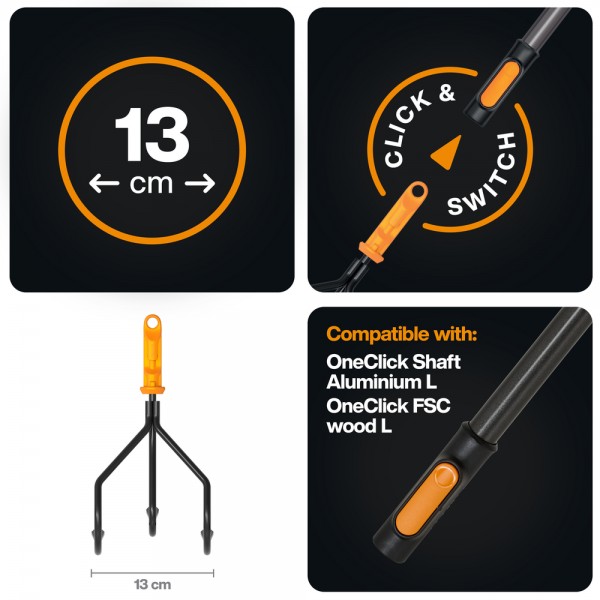 Культиватор Fiskars OneClick 13 см (1080684) 1080684
