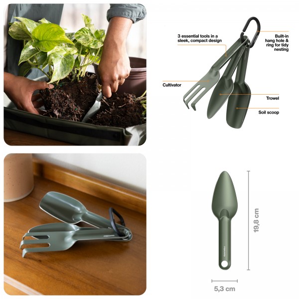 Набор садовых инструментов Fiskars Cultivating Tool Set 3 шт (1080777)