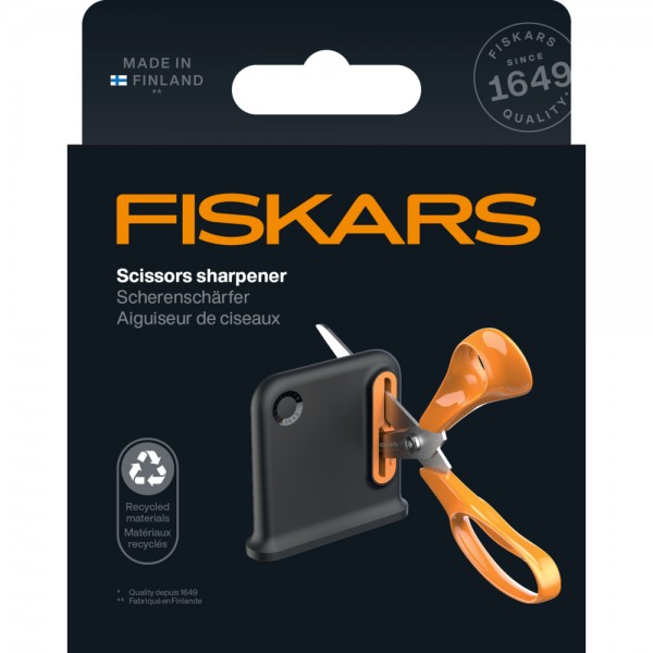 Точилка для ножиців з лезами для правшів Fiskars Clip-Sharp (1081129) 1081129