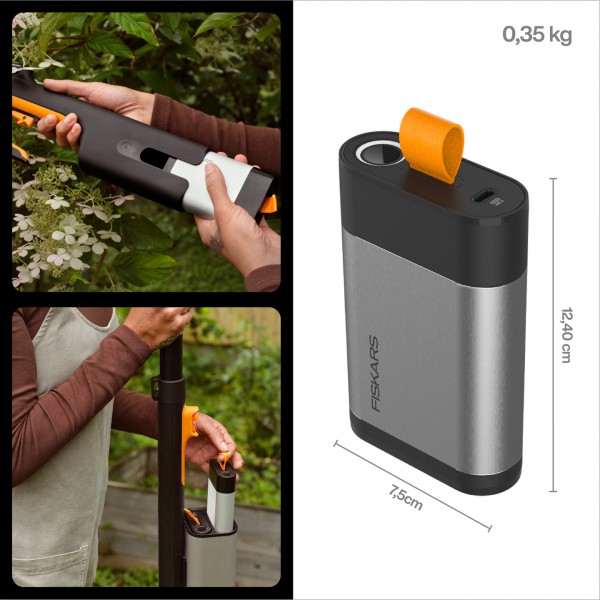 Акумулятор Fiskars 12V-4Ah, 2 шт (1082342) 1082342 Акумулятор Fiskars 12V-4Ah, 2 шт (1082342) 1082342