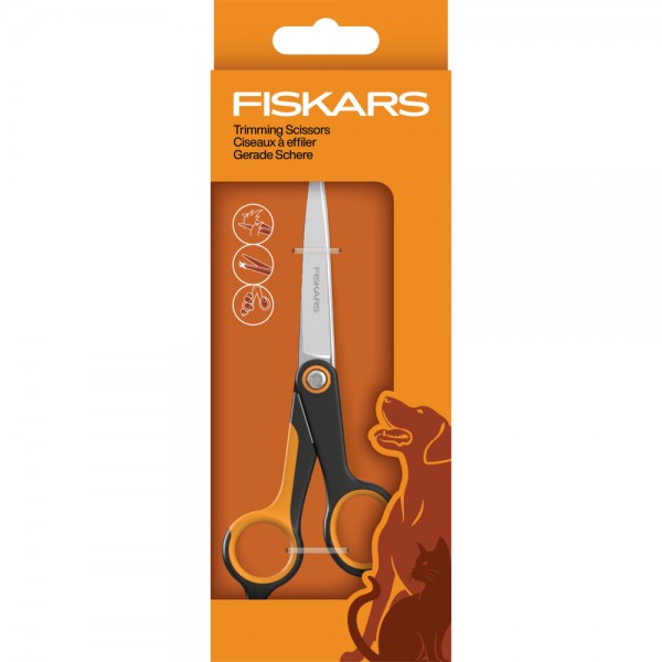 Ножиці для грумінгу собак і котів Fiskars Trimming scissors (2009126) Ножиці для грумінгу собак і котів Fiskars Trimming scissors (2009126)