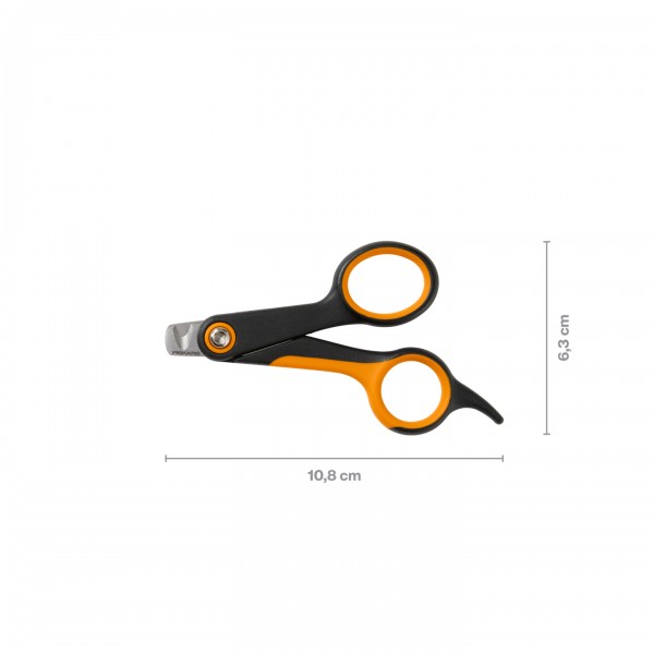 Кігтеріз з напікруглим лезом для котів та собак Fiskars Small Nail Clippers (2009130) Кігтеріз з напікруглим лезом для котів та собак Fiskars Small Nail Clippers (2009130)