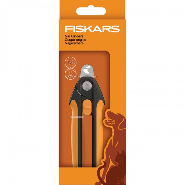 Кігтеріз з напівкруглим лезом для котів та собак Fiskars Nail Clippers (2009132) Кігтеріз з напівкруглим лезом для котів та собак Fiskars Nail Clippers (2009132)