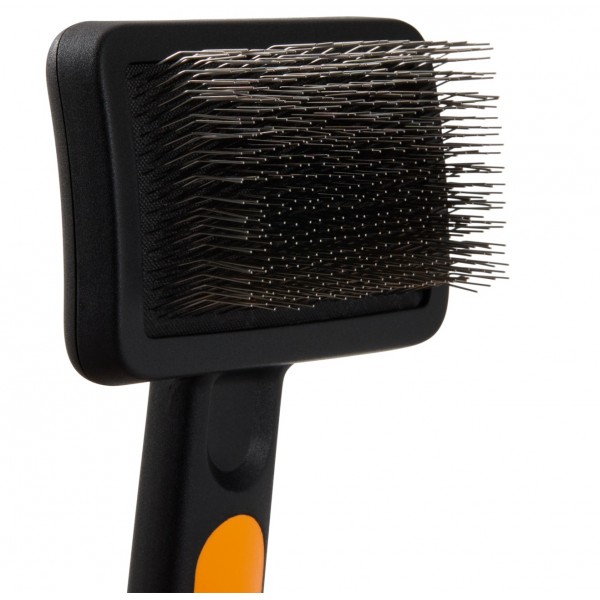 Щітка для вичісування котів і собак Fiskars Slicker Brush (2009138) Щітка для вичісування котів і собак Fiskars Slicker Brush (2009138)