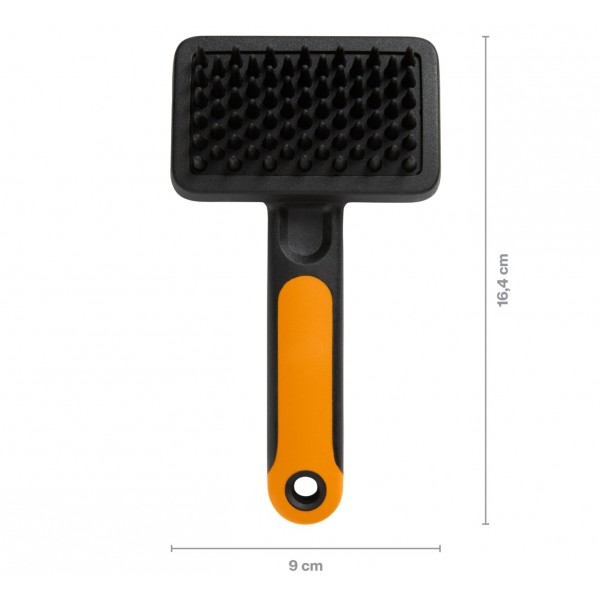 Масажна щітка для котів і собак Fiskars Massage Brush (2009140) Масажна щітка для котів і собак Fiskars Massage Brush (2009140)