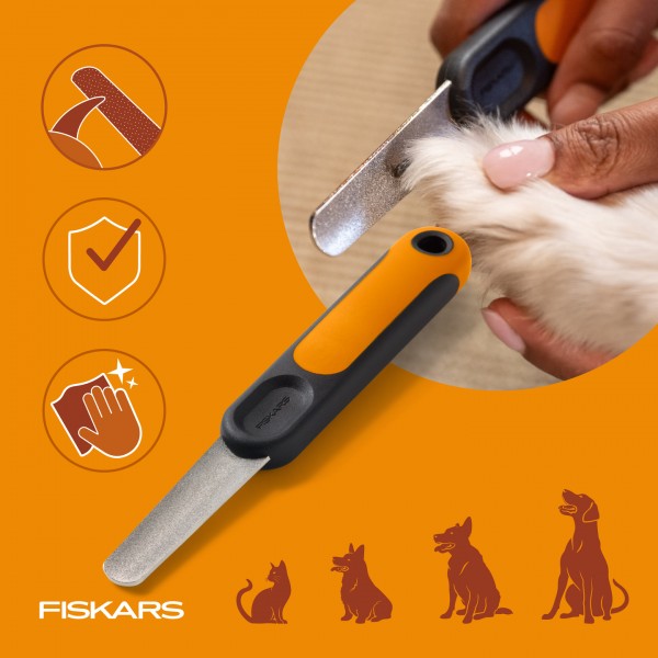 Пилка для кігтів для котів і собак Fiskars Nail File (2009142) Пилка для кігтів для котів і собак Fiskars Nail File (2009142)