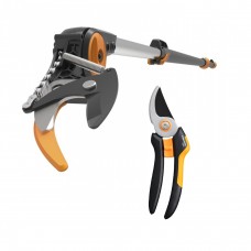 Телескопический высоторез до 32 мм Fiskars PowerGear™ X Telescopic UPX86, 2.4-4 м + секатор до 20 мм P321 (1023624)