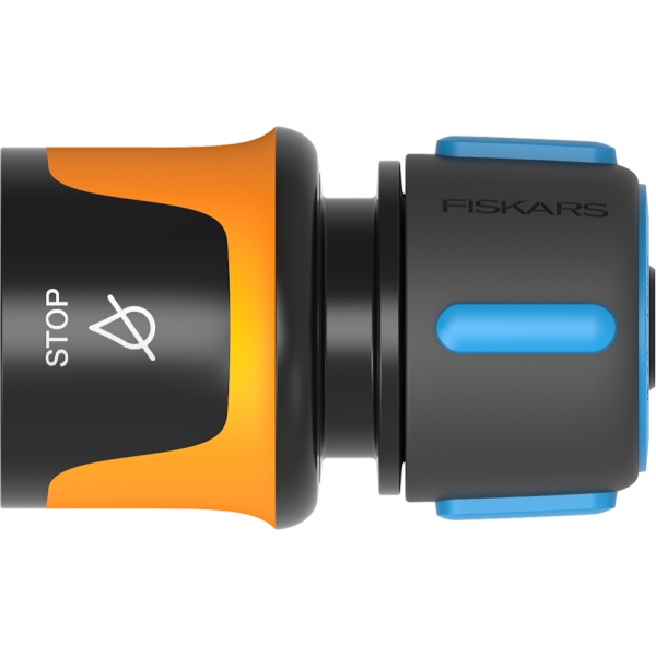 Коннектор для шланга Fiskars LB30 15 мм 68 мм аквастоп (1027080)