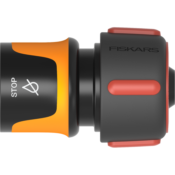 Коннектор для шланга Fiskars LB30 19 мм 68 мм аквастоп (1027082)