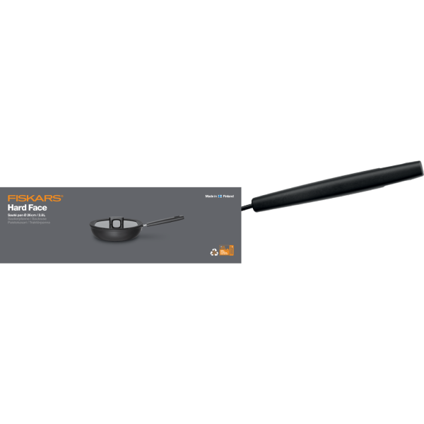 Сотейник Fiskars Hard Face с крышкой 26 см 1052231