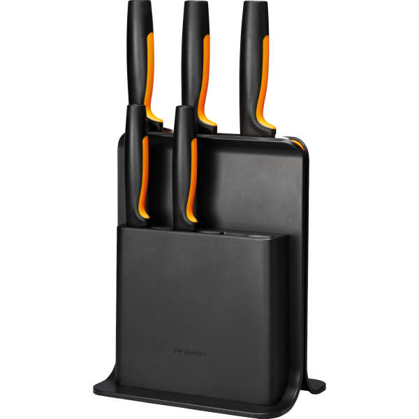 Набор кухонных ножей с пластиковым блоком Fiskars Functional Form ™ 5 шт 1057554