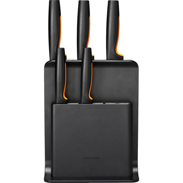 Набор кухонных ножей с пластиковым блоком Fiskars Functional Form ™ 5 шт 1057554