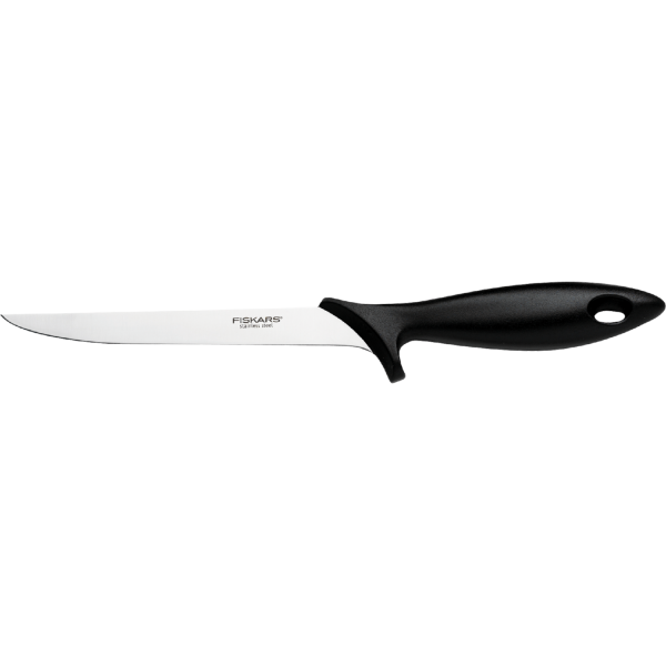 Кухонний ніж Fiskars Essential філейний 18 см Black 1065567