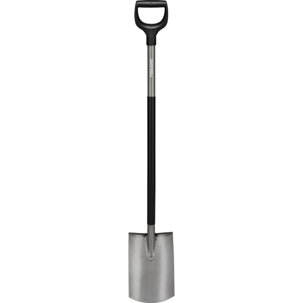 Лопата с закругленным лезвием Fiskars Ergonomic (1066710)