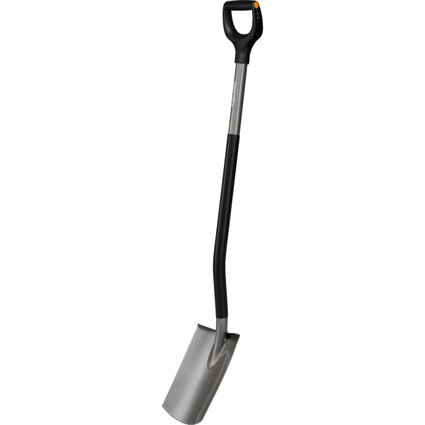 Лопата с закругленным лезвием Fiskars Ergonomic (1066710)