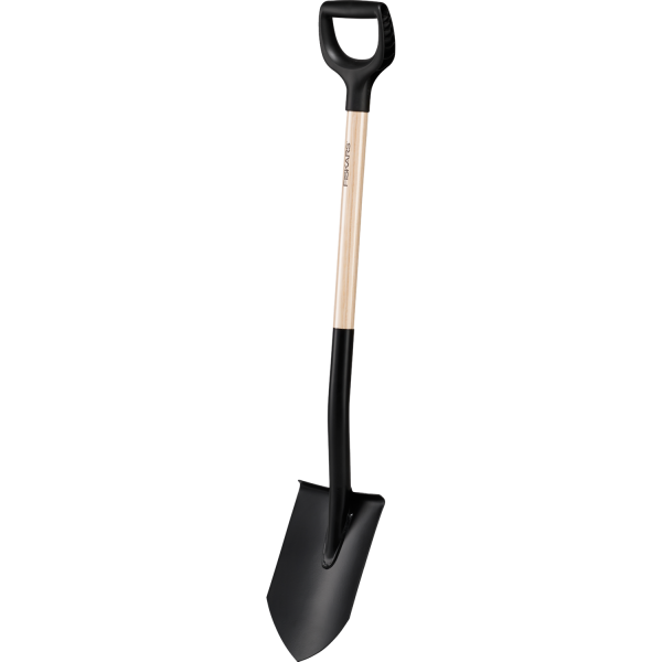 Лопата с деревянной ручкой Fiskars Solid™ (1066721)