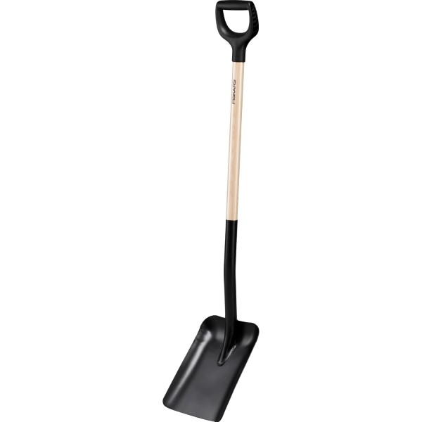Лопата совкова с деревянной ручкой Fiskars Solid™ (1066723)
