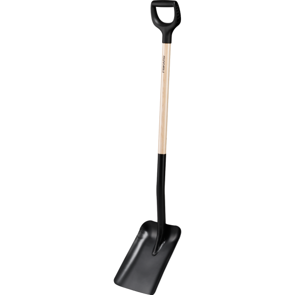 Лопата совкова с деревянной ручкой Fiskars Solid™ (1066723)